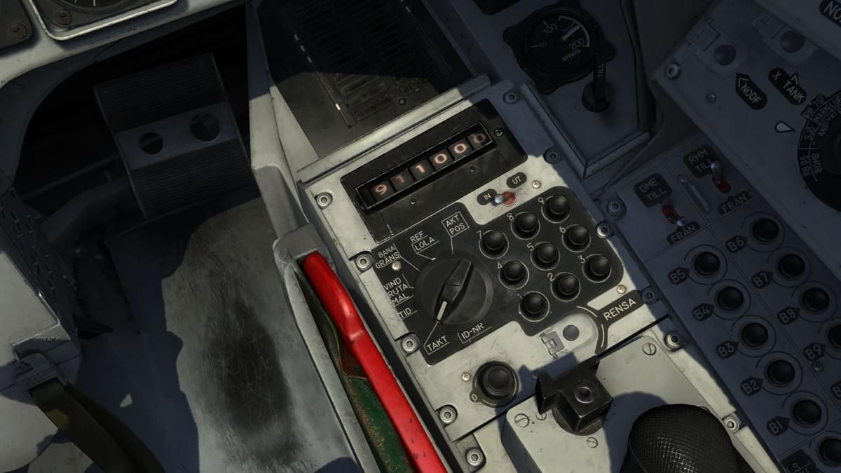 button box with two red led segment screens